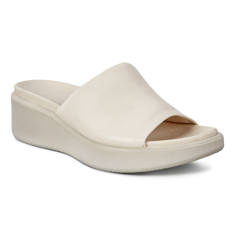 ECCO Womens Sandals Beige - Flowt Lx Wedge - ILG-592416